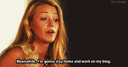 Gossip Girl Blake Lively Staying Home GIF