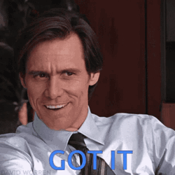 Got It Jim Carrey Salute Then Points GIF