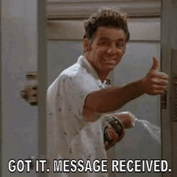 Got It Michael Richards Message Received GIF
