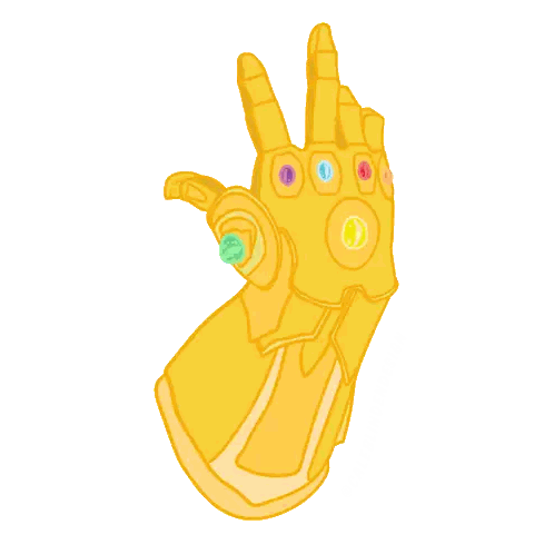 Gotcha Logo On Yellow Background Sticker