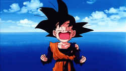 Goten Happily Laughing GIF