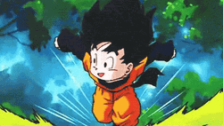 Goten Running Fast GIF