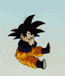 Goten Thrilled Stamping Foot GIF