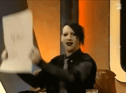 Goth Marilyn Manson Bravo