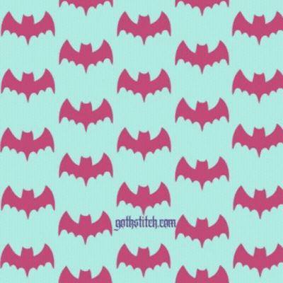Goth Morning Bats Poster GIF