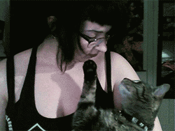Gothic Girl Meh Reaction GIF