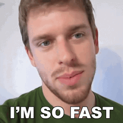 Gotta Be Quicker Than That I'm So Fast Corey Vidal GIF