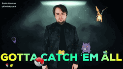 Gotta Catch Them All Pokeballs Meme GIF