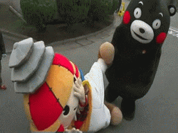 Gotta Kick It Up Mascot GIF
