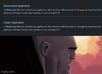Government Application and Citizen Application Screenshot