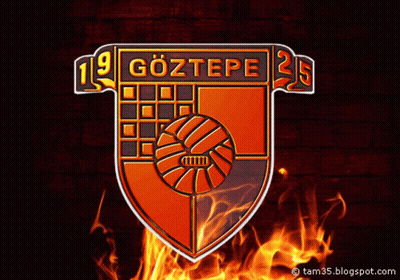 Göztepe Logo On Brick Wall GIF