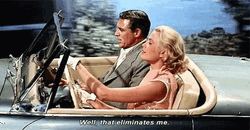 Grace Kelly Driving With Cary GIF