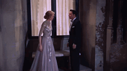 Grace Kelly Talking With Frank Sinatra GIF