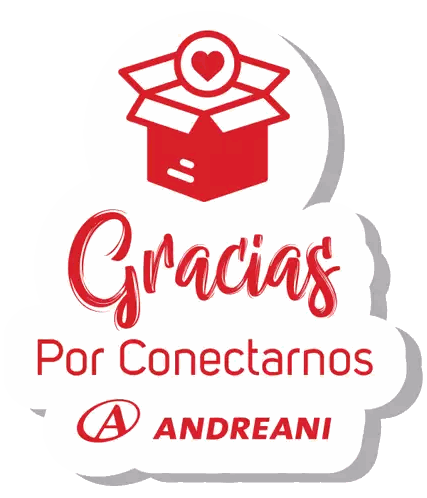 Gracias Por Conectarnos Andreani Sign Sticker
