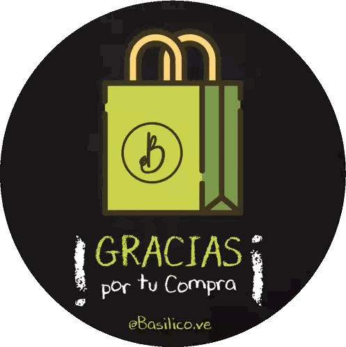 Gracias Por Tu Compra Green Bag Sticker