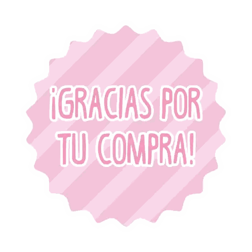 Gracias Por Tu Compra Pink Sticker