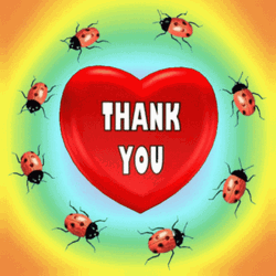 Gracias Spinning Thank You Heart GIF