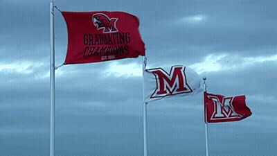 Graduates Champions Flag Flying In Wind GIF