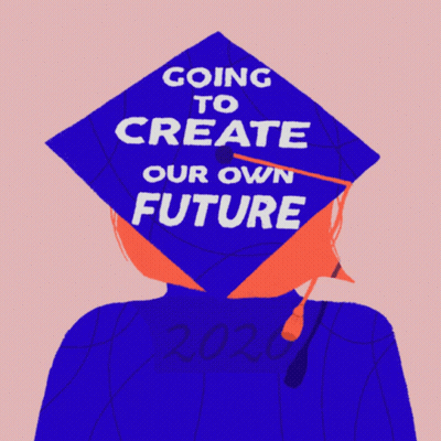 Graduation Cap Going To Create Our Own Future GIF