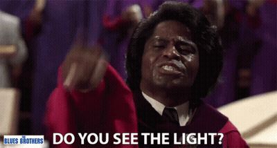 Graduation Cap Man Asks Do You See Light GIF