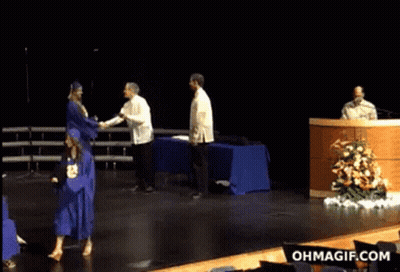 Graduation Woman Dancing GIF