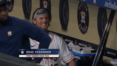 Grae Kesinger Is A First Career Home Run GIF