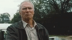 Gran Torino Clint Eastwood Mad With Gun GIF