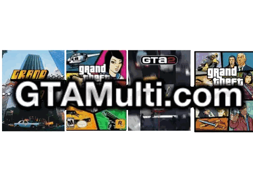 Grand Theft Auto Game Collage Sticker
