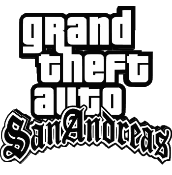Grand Theft Auto San Andreas Logo Sticker