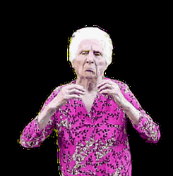 Grandma Boom Face Epic Baam GIF