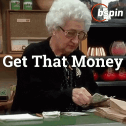 Grandma Counting Get That Big Money GIF