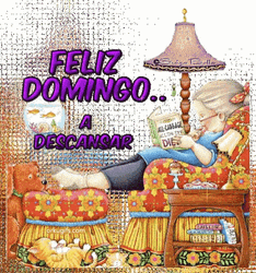 Grandma Reading Book Feliz Domingo GIF