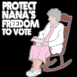 Grandma Rocking Chair Freedom GIF
