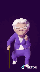 Grandma Tiktok Avatar Dance GIF