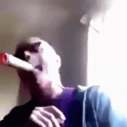 Grandpa Smoking Cigar GIF
