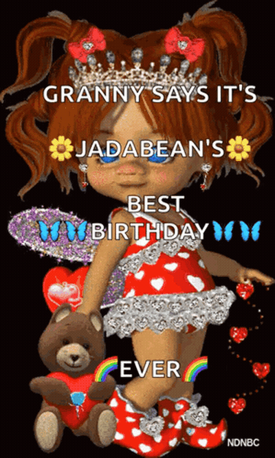 Granny Says Jada Bean's Best Birthday Ever GIF