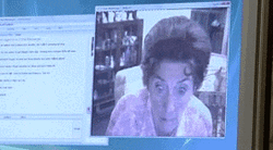 Granny Shocked See Face Online GIF