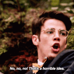 Grant Gustin Horrible Idea No GIF