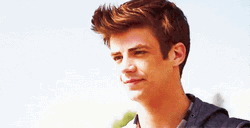 Grant Gustin Oh Well Smile  GIF