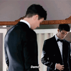 Grant Gustin The Flash Damn GIF