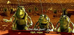 Grasshopper Did That Hurt GIF