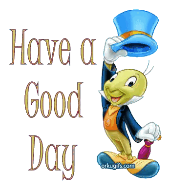 Grasshopper Holding Top Hat Have A Good Day Sticker