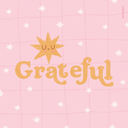Grateful Badge Design GIF