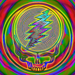 Grateful Dead Steal Your Face Colorful Cover GIF