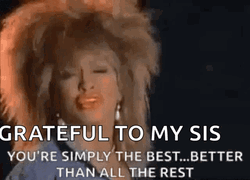 Grateful Singer Tina Turner GIF