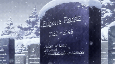 Gravestone With Name Eugene Rantz GIF