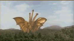 Gravity Beams Of King Ghidorah GIF