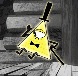 Gravity Falls Bill Cipher Chillin' GIF