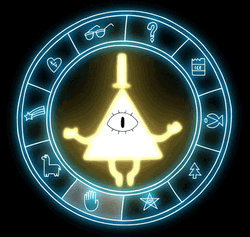 Gravity Falls Bill Cipher Magic GIF