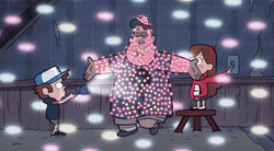 Gravity Falls Doing Disco Soos With Friends GIF